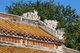 Vietnam: Roof detail at the Hoa Khiem Palace in the grounds of the Tomb of Emperor Tu Duc, Hue